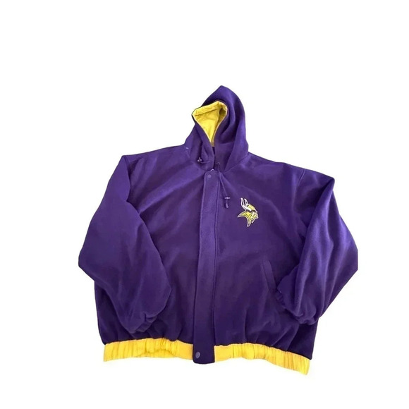 Unique Sports Generation Minnesota Vikings Reversible Jacket vintage XXL - Picture 2 of 9